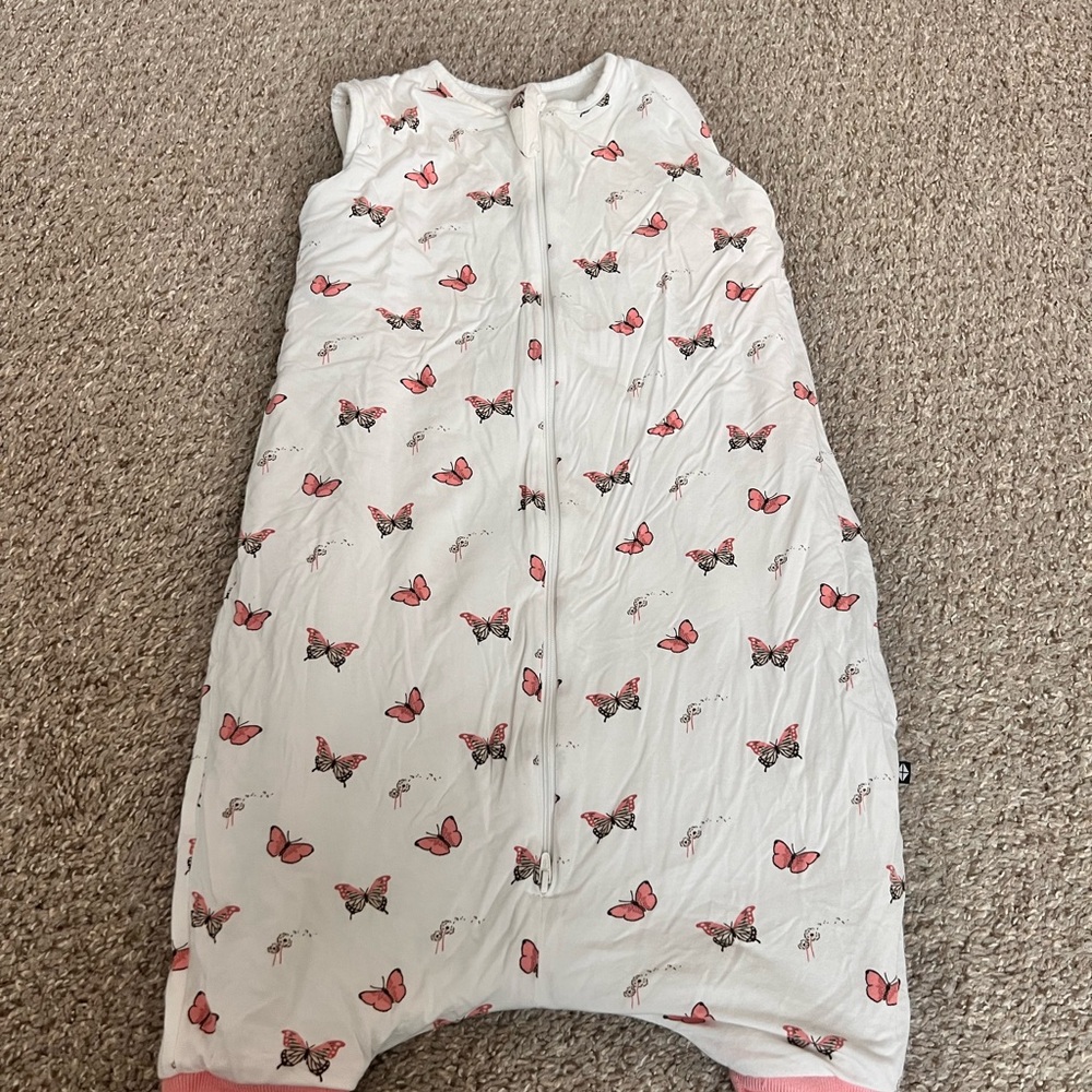 Kyte baby pink butterfly walker bag 1.0 tog size M